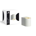 D'Lite Applique Murale Vossem Aluminium Blanc| IP54 - Convient Pour 1x GU10 