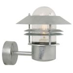Nordlux Blokhus Applique Murale Acier et Verre Gris | IP54 - Convient pour E27