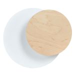 Emibig Applique Murale Cercle Acier Blanc | Convient pour 1x G9 - Max 8W