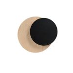 Emibig Applique Murale Cercle Acier Noir | Convient pour 1x G9 - Max 8W