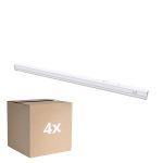 Lot 4x Noxion Réglette LED Batline V2.0 8W 990lm - 830-865 CCT | 60cm
