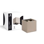 D'Lite Applique Murale Nova Aluminium Beige Up & Down 4.9W 480lm - 830 Blanc Chaud | IP54 - Angle de faisceau réglable