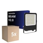 Lot 5x Noxion Projecteur LED Beam V2.0 40-100W 5600-14000lm 90D - 830-840-865 CCT | IP66 - Symétrique