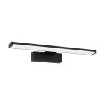 Eglo Applique Murale Pandella 1 Aluminium Noir Éclairage de salle de bains 7.4W 900lm - 840 Blanc Froid | IP44 