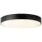 Brilliant Slimline Plafonnier Métal Plastique Noir Blanc 34W 3800lm - 830-865 CCT | 490mm - Télécommande Dimmable