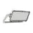 Ledvance Projecteur LED Max Radial 10 Aluminium Gris 600W 76800lm 180d - 830 Blanc Chaud | IP66 - Symétrique