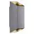 Nordlux Nico Applique Murale Aluminium Anthracite Up & Down | IP54 - Convient pour 2x GU10