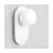 Emibig Mur et Plafonnier Viva Acier Blanc | Convient pour 1x G9 - Max 8W