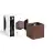 D'Lite Applique Murale Nova Aluminium Rust Up & Down 4.9W 480lm - 830 Blanc Chaud | IP54 - Angle de faisceau réglable