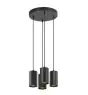 SLV Asto Aluminium Noir | Convient pour 4x GU10