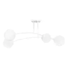 Emibig Plafonnier Pregos Acier Blanc | Convient pour 4x E14 - Max 10W