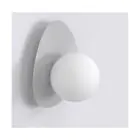 Emibig Applique Murale Ovo Acier Gris | Convient pour 1x G9 - Max 8W