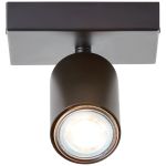 Brilliant Jello Plafondlamp Metaal Mat Zwart 4.5W 345lm - 830 Warm Wit | Incl. 1x GU10