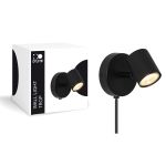 D'Lite Wandlamp Trop Metaal Zanderig Zwart | Geschikt Voor 1x GU10