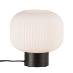 Nordlux Tafellamp Milford Glas Zwart | Geschikt voor 1x E27