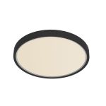 Nordlux Noxy Plafondlamp Zwart 17W 1650lm - 830-840 CCT | 3-Staps Dimbaar 