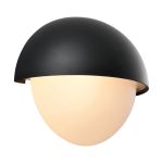 Nordlux Scorpius Wandlamp Rond Zwart | Geschikt voor 1x E27