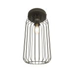 Emibig Plafondlamp Barn Staal Zwart | Geschikt voor 1x E27 - Max 15W