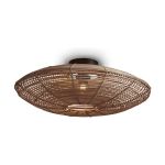 Good&Mojo Plafondlamp Tanami Rattan Bruin | Geschikt voor 1x E27 