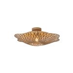 Good&Mojo Plafondlamp Madura Bamboe Bruin M | Geschikt voor 1x E27 