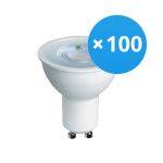 Voordeelpak 100x LED Spot GU10 PAR16 4W 345lm 36D - 827 Zeer Warm Wit | Vervangt 50W