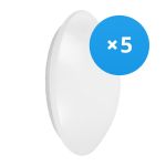 Voordeelpak 5x Ledvance Surface Circulair 250 Wit 13W 920lm - 830 Warm Wit | IP44