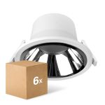 Voordeelpak 6x Noxion LED Downlight Apollo V2.0 15-25W 1740-2960lm 60D - 830/840 CCT | 220mm - Zaagmaat 200mm - Aluminium Reflector