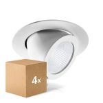 Voordeelpak 4x Noxion LED Spot Forza Wit 35W 3000lm 36D - 930 Warm Wit | 168mm - Beste Kleurweergave