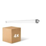 Voordeelpak 4x Ledvance LED Waterdichte Montagebalk Vochtbestendig Slimvalue 36W 4000lm - 840 Koel Wit | 120cm 
