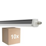 Voordeelpak 10x Ledvance Waterdicht Montagebalk Vochtbestendig FLEX Doorvoerbedrading 42W 6800lm - | IP66 - Vervangt 2x58W