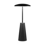 Eglo Tafellamp Piccola Staal Zwart 2W 270lm - 824-830-840 CCT | IP54 - Touch Dimbaar - USB-C