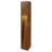 SLV Slot 80 Vloerlamp Staal Roestig | Buitenverlichting - IP44 - Geschikt voor 1x E27 