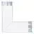 Ledvance Linear IndiviLED Hoek Verbindingsstuk Wit