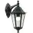 Nordlux Cardiff Down Wandlamp Aluminium Zwart | Geschikt voor 1x E27