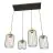 Emibig Hanglamp Vander Staal Zwart | Geschikt voor 4x E27 - Max 15W