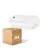 Voordeelpak 4x Philips LED Beveiliging Coreline BWC110 Wit 9W 900lm - 830 Warm Wit | 242x110mm - IP54 - Lichtsensor