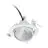 Philips LED Spot Greenspace Accent Elbow Aluminium Wit 31W 3900lm 36D - 930 Warm Wit | 163mm - IP20 - Beste Kleurweergave - Dali Dimbaar