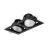 Philips LED Spot Greenspace Accent Gridlight Aluminium Zwart 46W 2700lm 36D - 930 Warm Wit | 154mm - IP20 - Beste Kleurweergave - Dali Dimbaar
