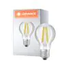 Ledvance Classic Superior LED Lamp E27 Peer Filament Helder 9.5W 1055lm - 927 Zeer Warm Wit | Beste Kleurweergave - Dimbaar - Vervangt 75W