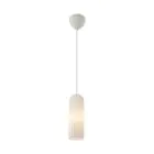 Nordlux Miella Pendelarmatuur Glas Wit | Geschikt voor 1x E27