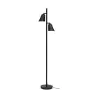 It's about RoMi Vloerlamp Bremen Ijzer Zwart | Geschikt voor 2x E27 