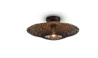 Good&Mojo Plafondlamp Kalimantan Bamboe Zwart | Geschikt voor 1x E27 