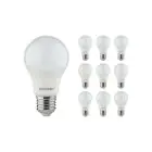 Voordeelpak 10x Noxion Lucent Classic LED E27 Peer Mat 8.5W 806lm - 830 Warm Wit | Vervangt 60W
