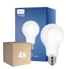 Voordeelpak 4x Philips Classic LED Lamp E27 Peer Mat 17.5W 2452lm - 840 Koel Wit | Vervangt 150W
