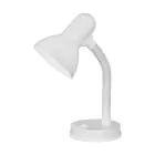 Eglo Tafellamp Basic Staal Wit | IP20 - Geschikt voor 1x E27 